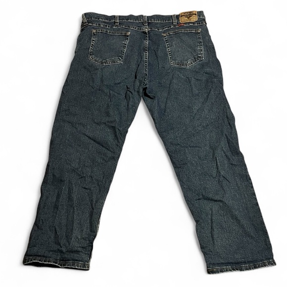 Wrangler Men's Dark Blue Relaxed Jeans 40x30 - Picture 2 of 4